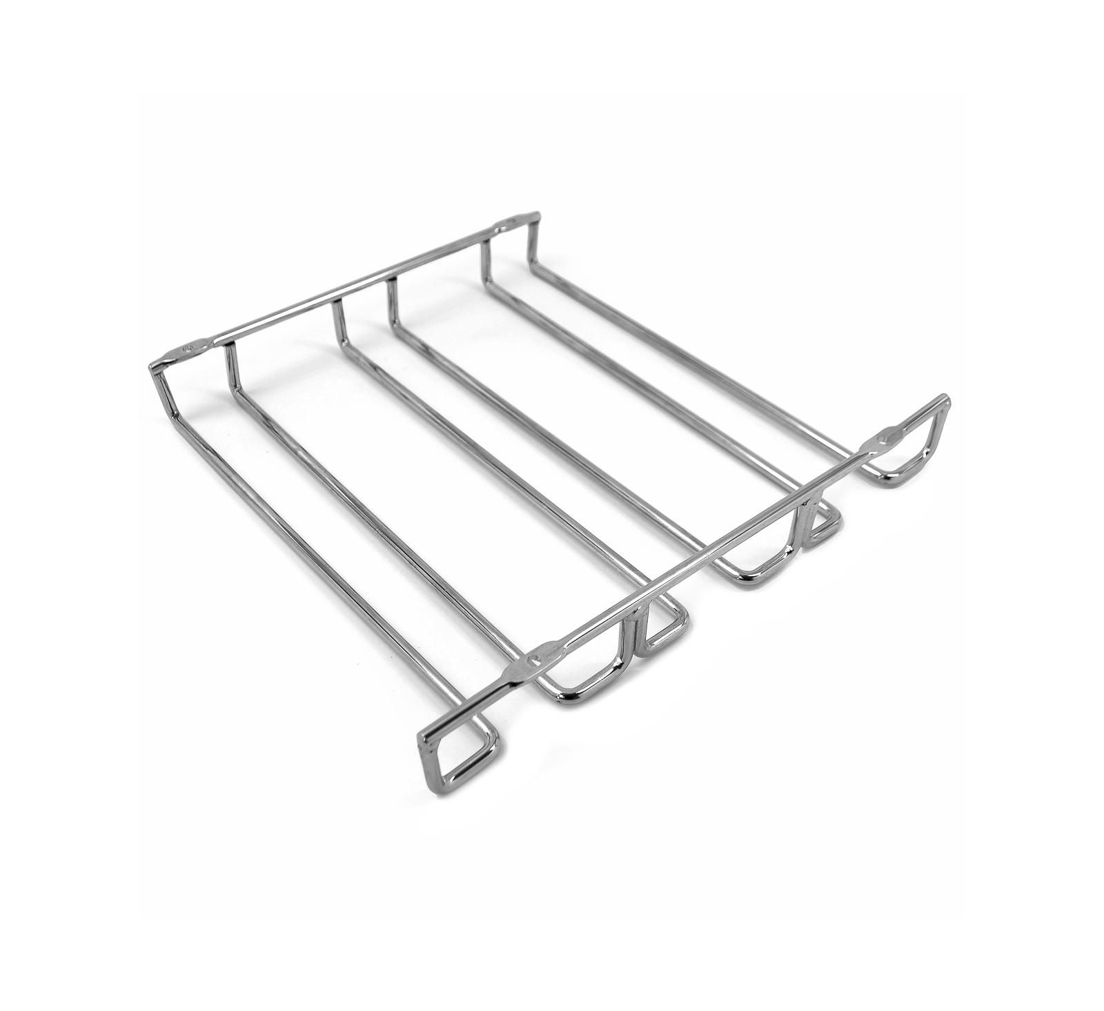 Sorbus Under Cabinet Wine Glass Rack and Stemware Holder - 3 Rows Holds up to 9 of Your Most Delicate Glassware