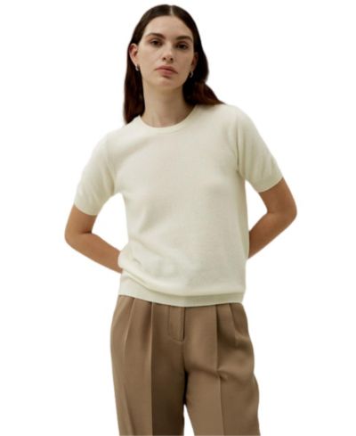 Женский трикотажный топ LILYSILK Baby Cashmere Crew Neck