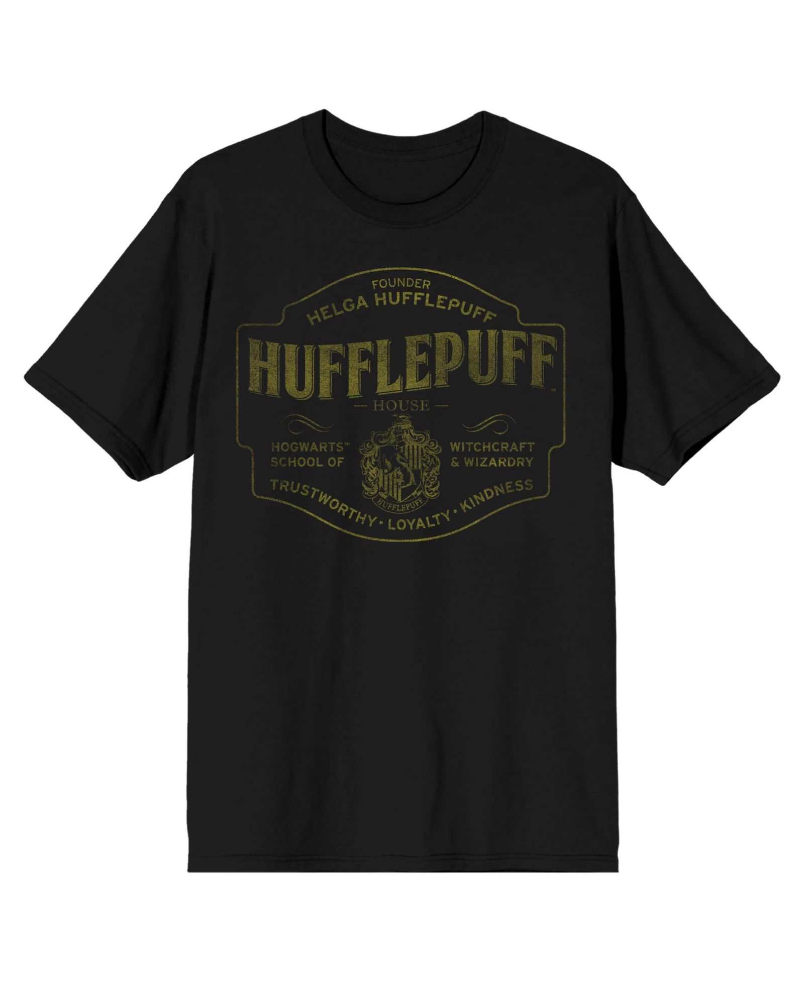 Harry Potter Мужская футболка Hufflepuff Hogwarts