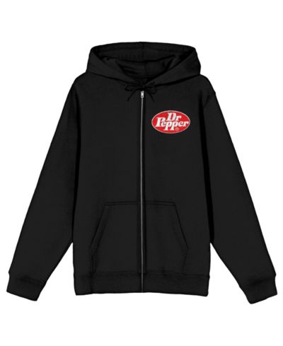 Мужское худи на молнии Dr Pepper Kanji Logo Black XL