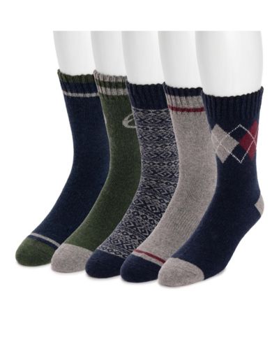 Мужские шерстяные носки MUK LUKS, 5 пар