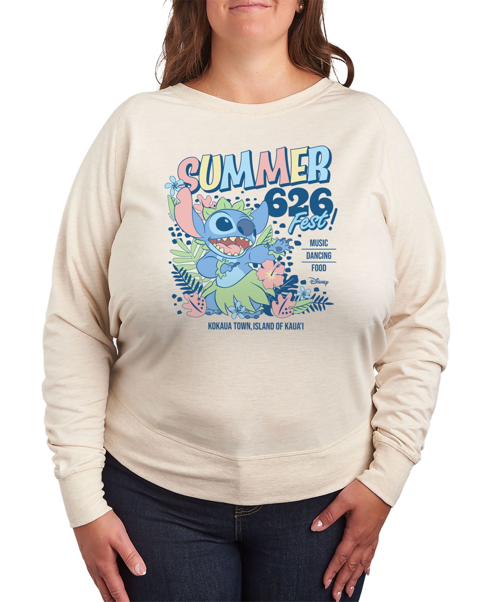 Hybrid Apparel Plus Size футболки Lilo and Stitch Summer 626