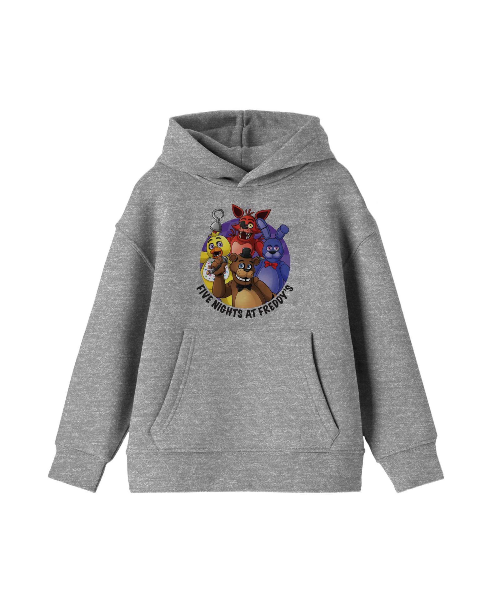Детская футболка Five Nights At Freddy's Boys Characters In Circle Heather Grey