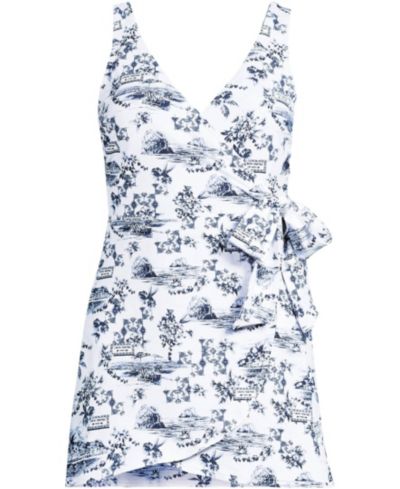 White/blue toile