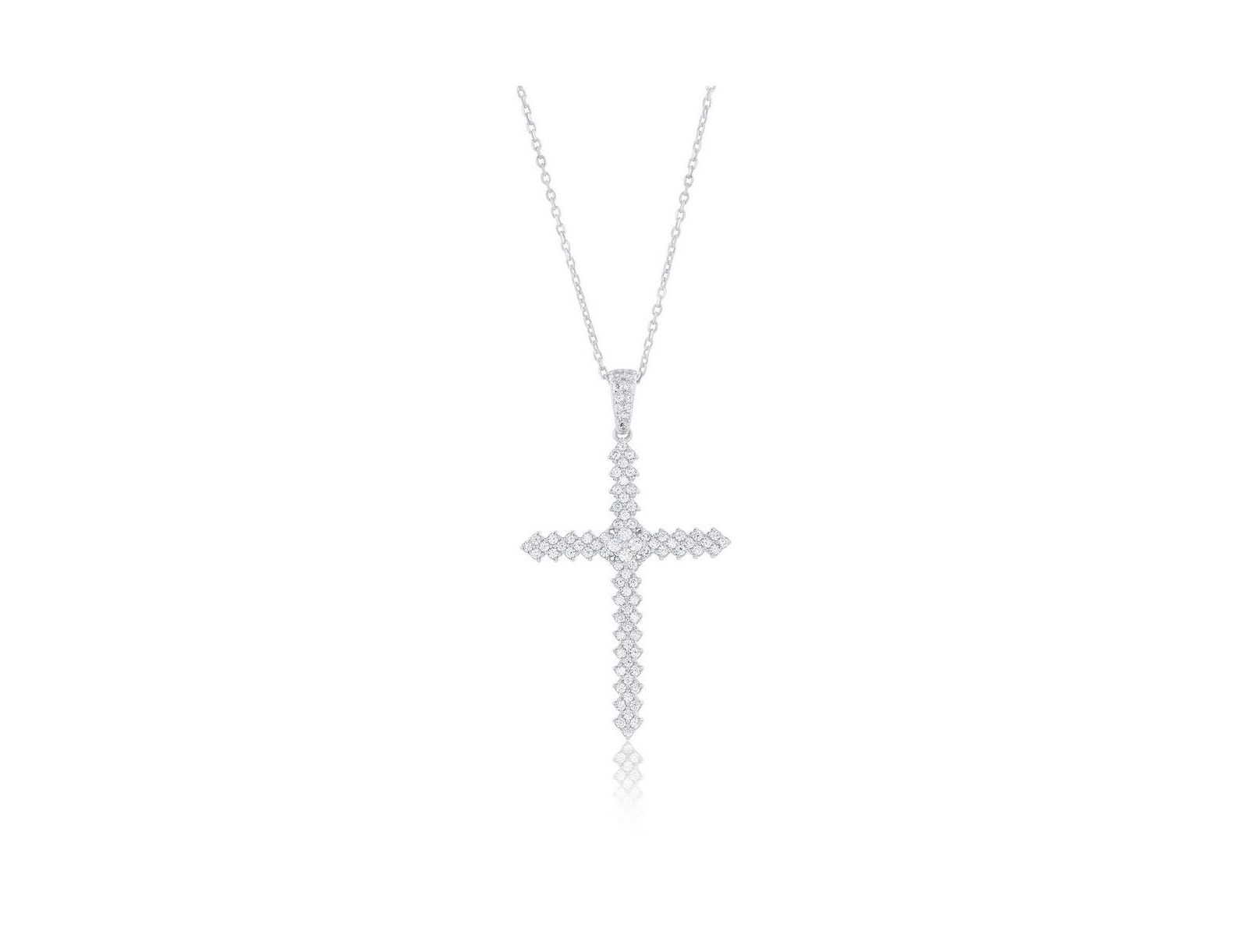 Подвеска Simona Sterling, CZ Cross