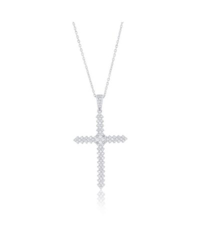 Подвеска Simona Sterling, CZ Cross