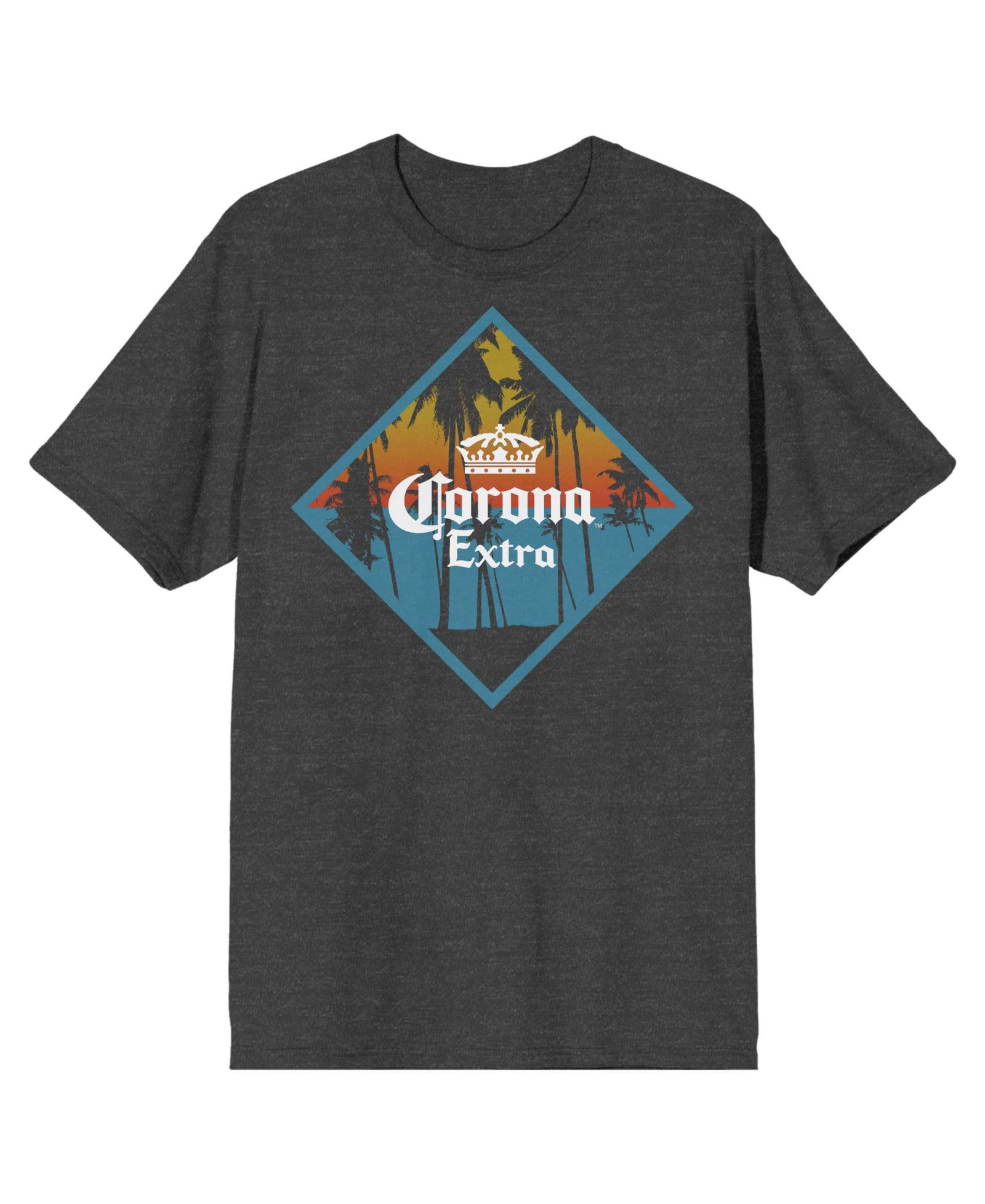Corona Мужская футболка Extra Logo Charcoal Heather Small