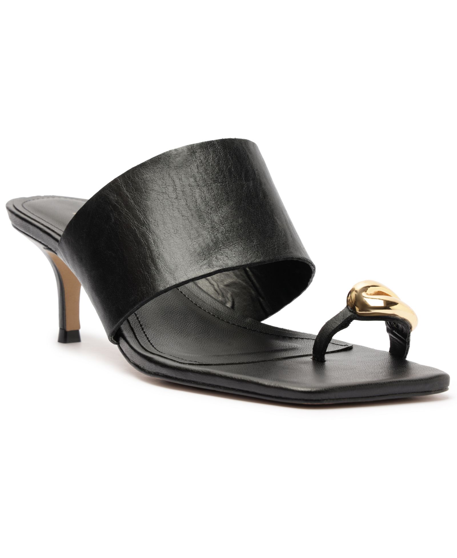 Arezzo Women's Kendall Mid Stiletto Slip-On Sandals