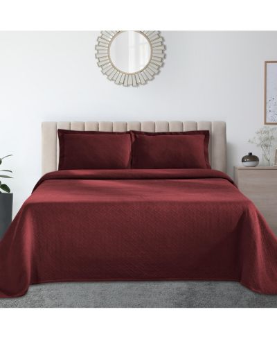 Комплект покрывал Superior 100% Cotton Basketweave Matelasse, Queen