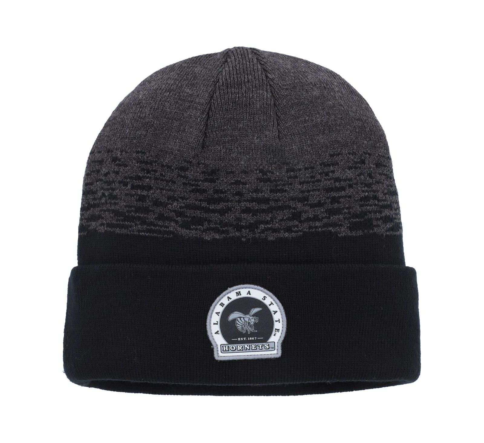 Вязаная шапка Top of the World Men's Heather Black Alabama State Hornets Frostbite