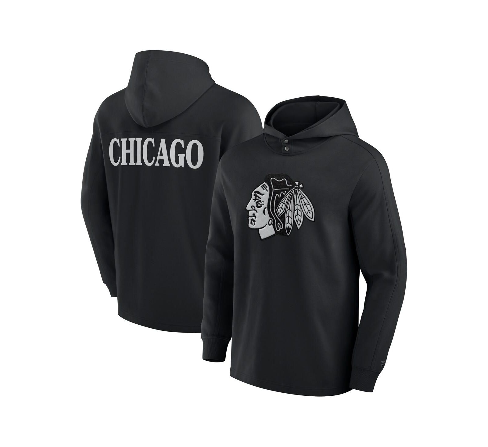Fanatics Мужская футболка Chicago Blackhawks Black