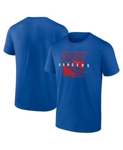 Мужская футболка Logo Athletic Blue New York Rangers Coordinate