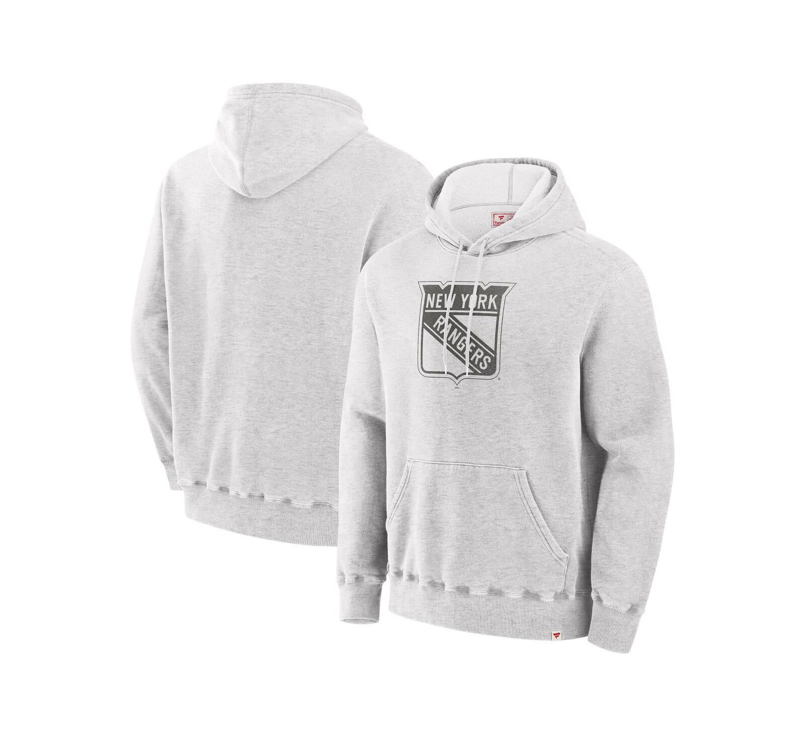 Fanatics Мужской Cream New York Rangers Made in Canada Pullover Hoodie