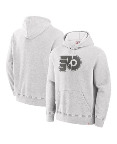 Fanatics Men's Cream Philadelphia Flyers Made in Canada Pullover Hoodie