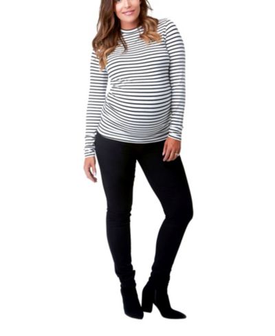 NOM Maternity Women's NOM Liv Long Sleeve Crew-Neck Tee
