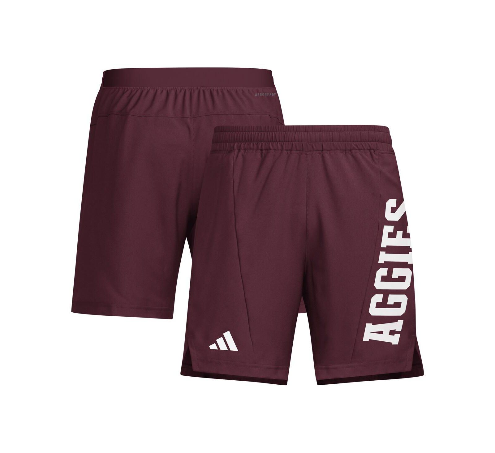 Adidas Men's Maroon Texas A&M Aggies Designed for Training AEROREADY Shorts