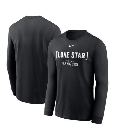 Nike Men's Black Texas Rangers Local Nickname Long Sleeve T-Shirt