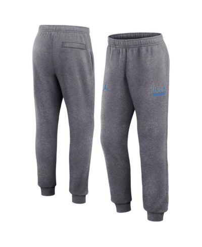 Джоггеры Jordan Men's Heather Gray UCLA Bruins Primetime Club Fleece
