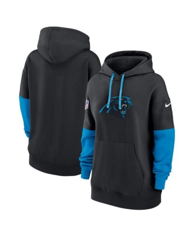 Женское флисовое худи Nike Carolina Panthers 2024 Sideline Essential, черное