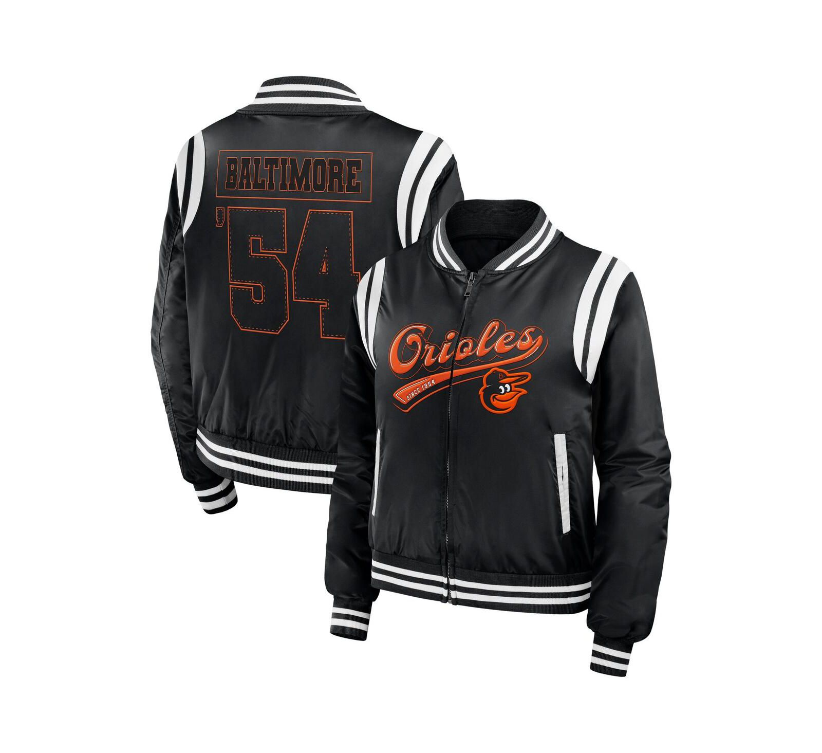 Женская куртка-бомбер WEAR by Erin Andrews Baltimore Orioles, черная