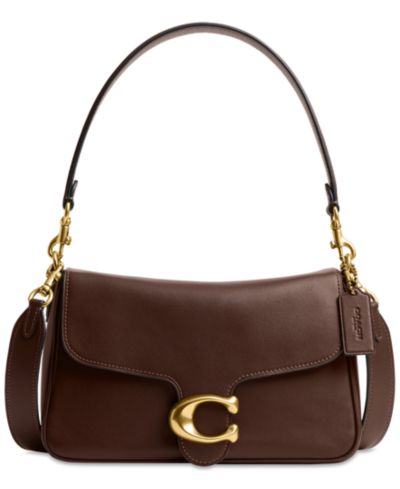 Маленькая кожаная сумка через плечо COACH Soft Tabby