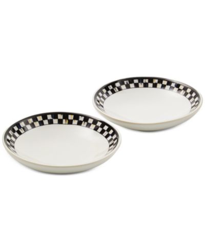 MacKenzie-Childs Courtly Check Everyday Pinch Bowls, Set of 2