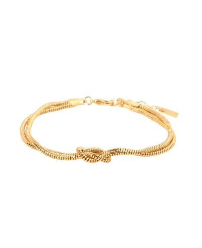 Love Knot Bracelet in -Plated Brass