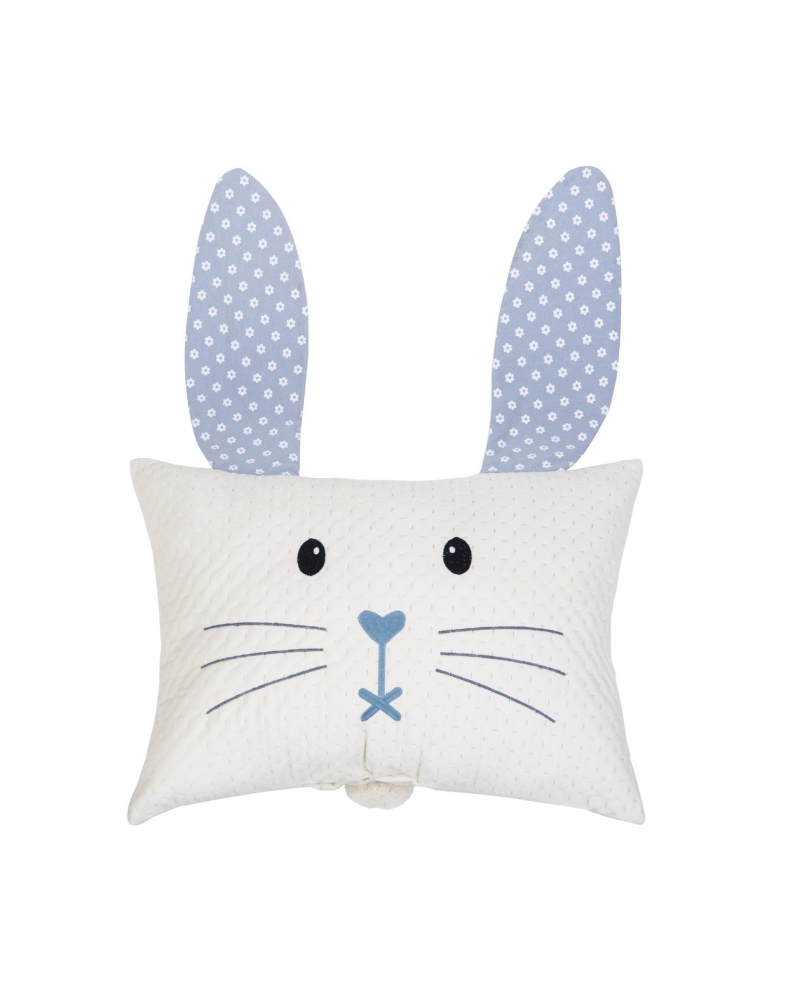 Boy Easter Bunny w/ Flap Ears Decorative Accent Pillow, 13" x 18"