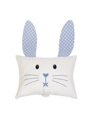 Boy Easter Bunny w/ Flap Ears Decorative Accent Pillow, 13" x 18"