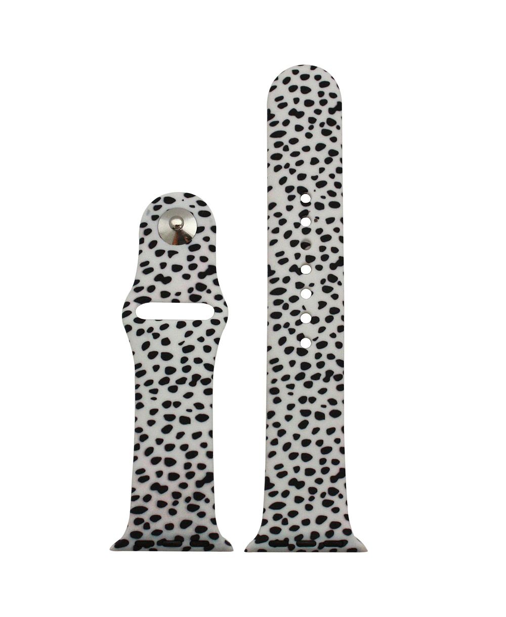 Olivia Pratt силиконовые ремешки для Apple Watch с принтом Cheetah Polka Dot