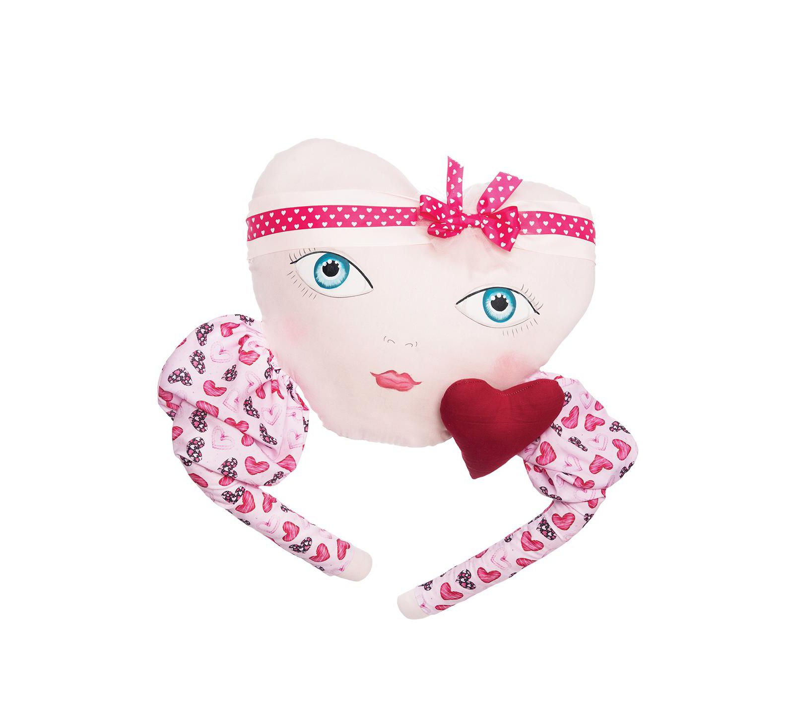 Gallerie II Je T'aime Zombinaland Valentine's Day VDAY Decorative Soft Figurine Pillow