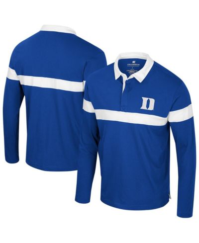 Colosseum Мужской Polo Long Sleeve Royal Duke Blue Devils Too Cool For School