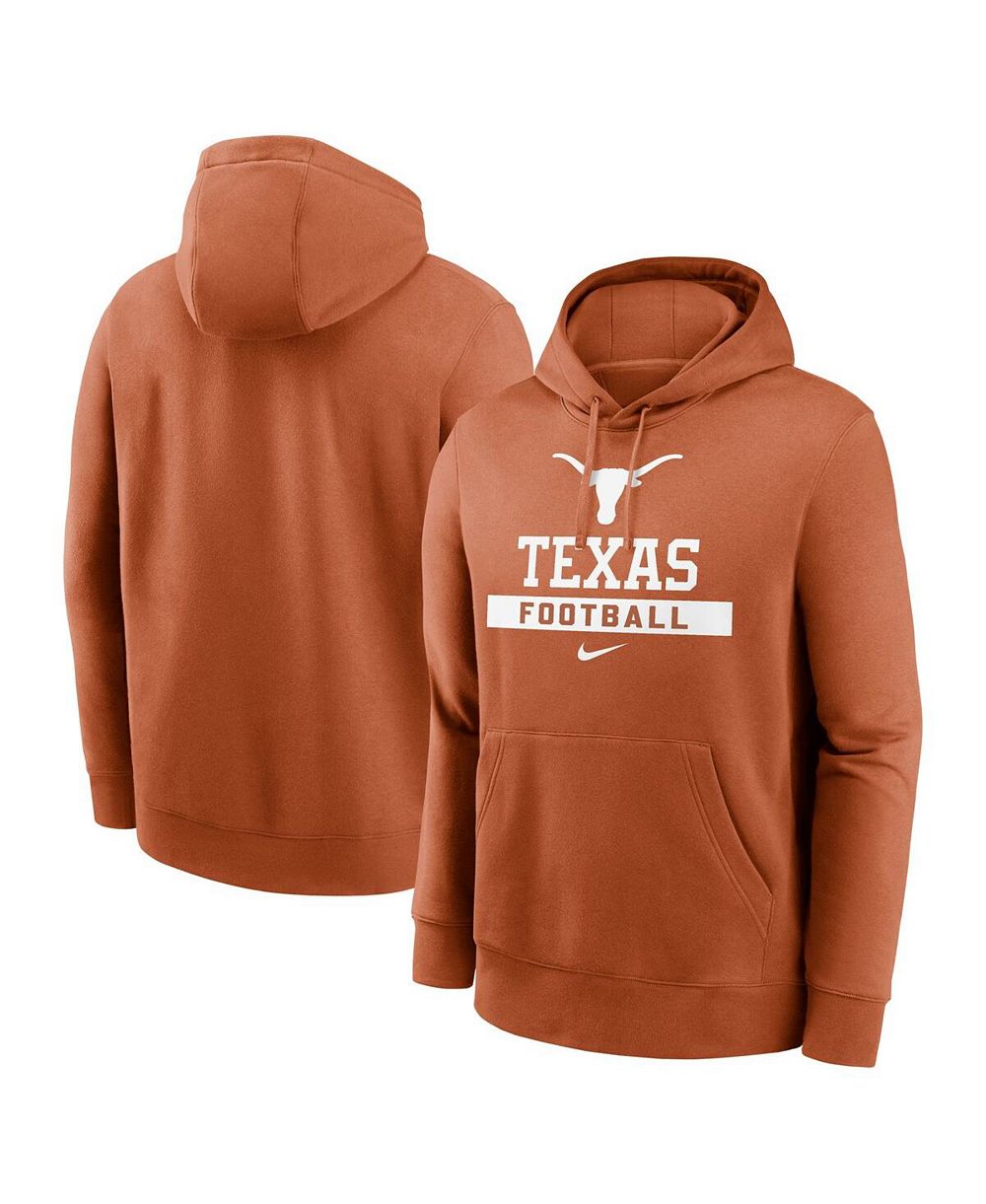 Nike Мужское худи Nike Texas Longhorns Fleece Pullover