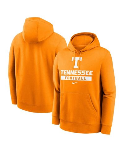 Мужское флисовое худи Nike Tennessee Orange Tennessee Volunteers Football Stack Club