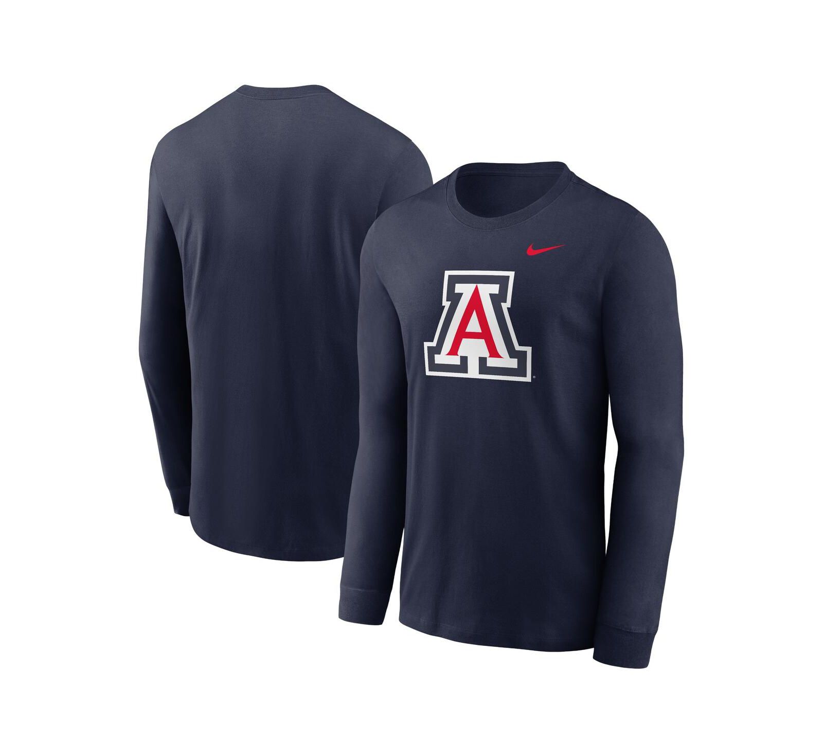 Nike Men's Navy Arizona Wildcats Primary Logo Long Sleeve T-Shirt