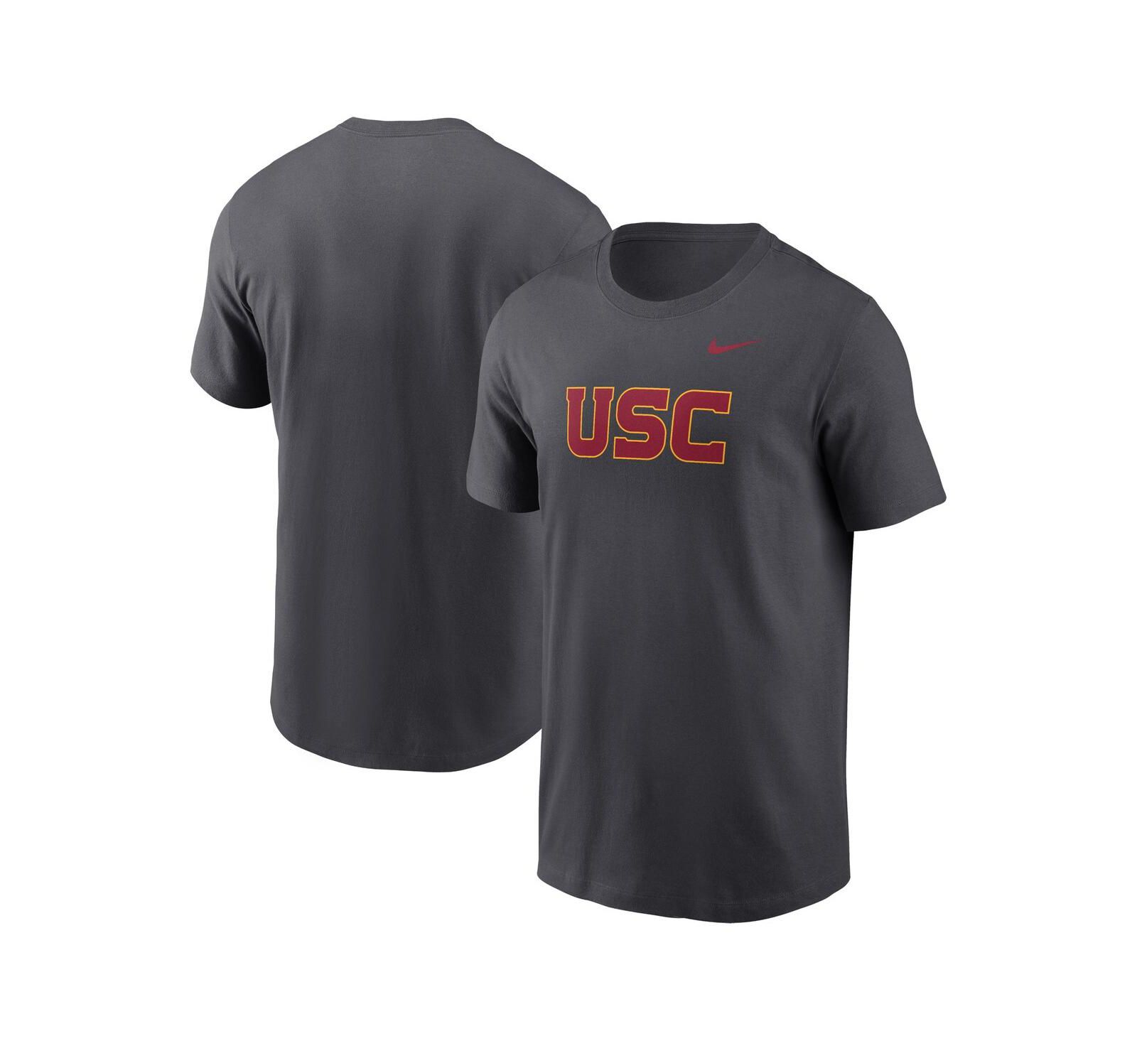 Nike Men's Anthracite USC Trojans Primetime Wordmark T-Shirt
