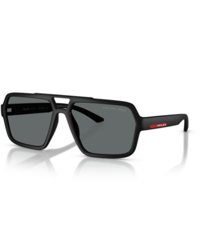 Мужские поляризационные солнцезащитные очки Prada Linea Rossa PS A06S