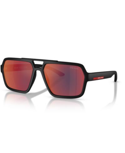 Prada Linea Rossa Men's Large Sunglasses, PS A06S