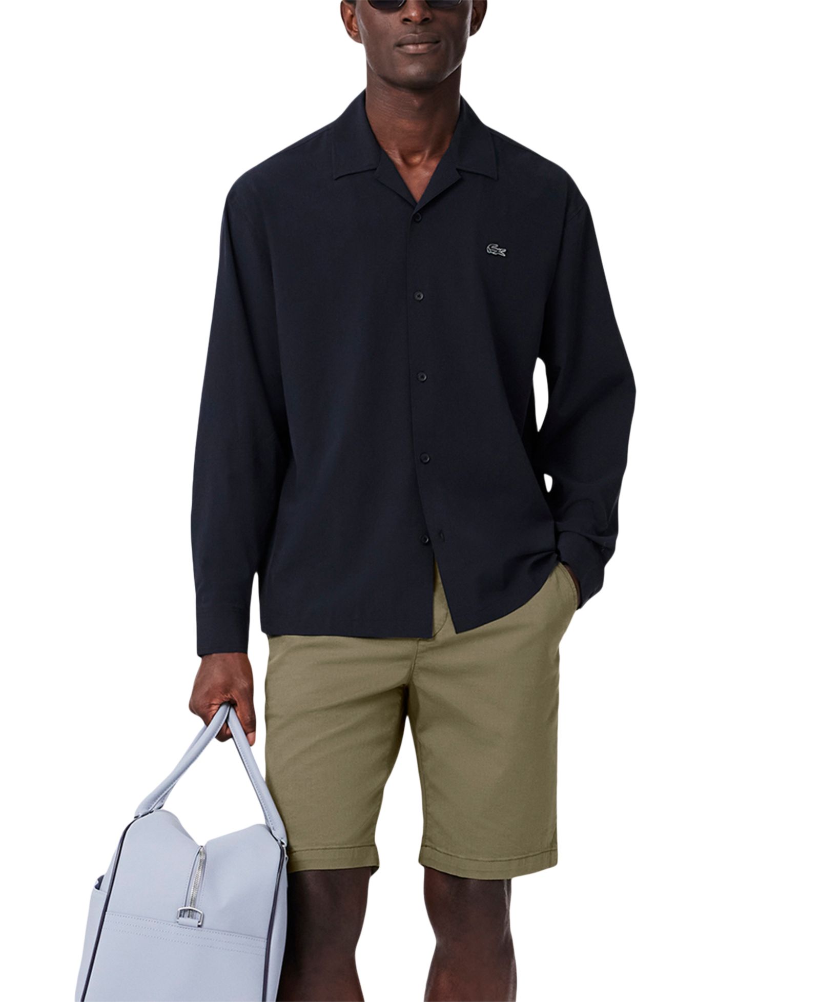 Lacoste Men's Slim-Fit Chino Bermuda Shorts