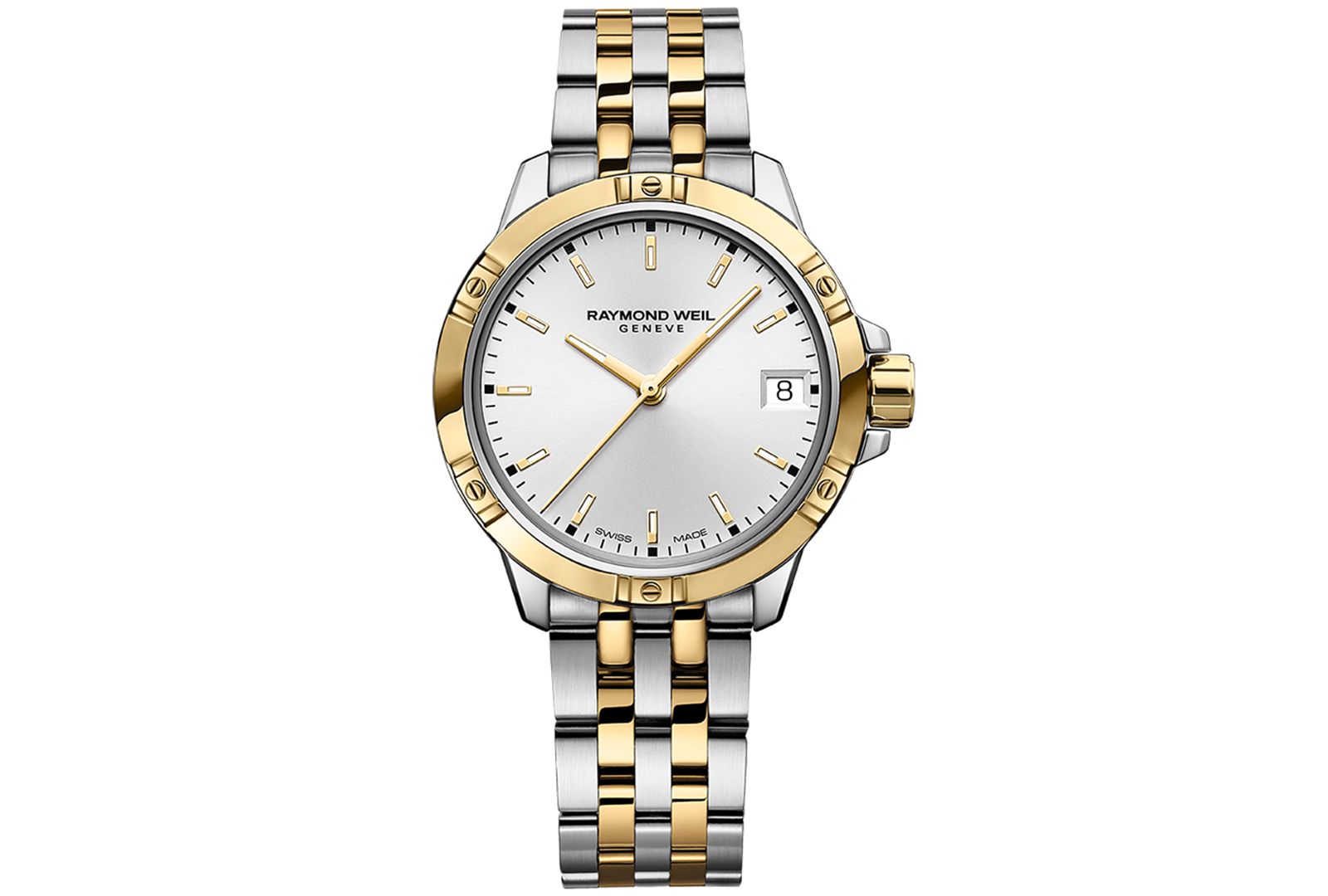 Raymond Weil Женские швейцарские часы Tango Quartz Two-Tone из нержавеющей стали, 30mm