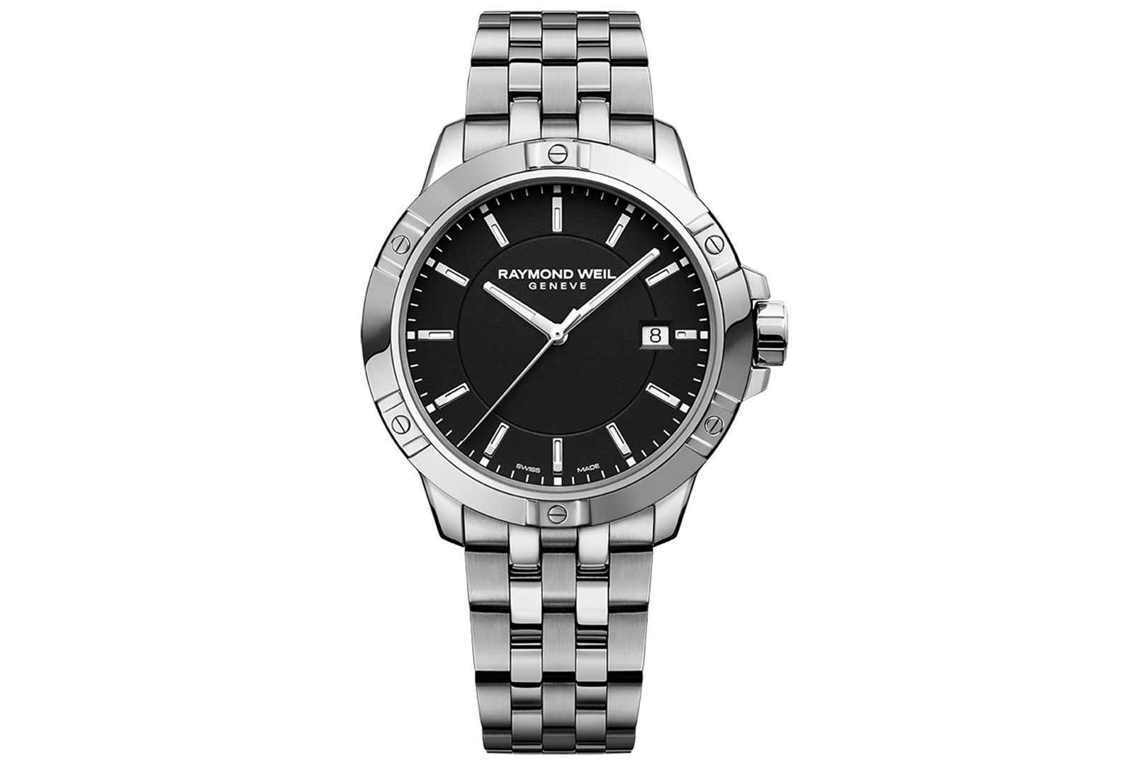Raymond Weil Men's Swiss Tango Quartz Stainless Steel Bracelet Watch 41mm