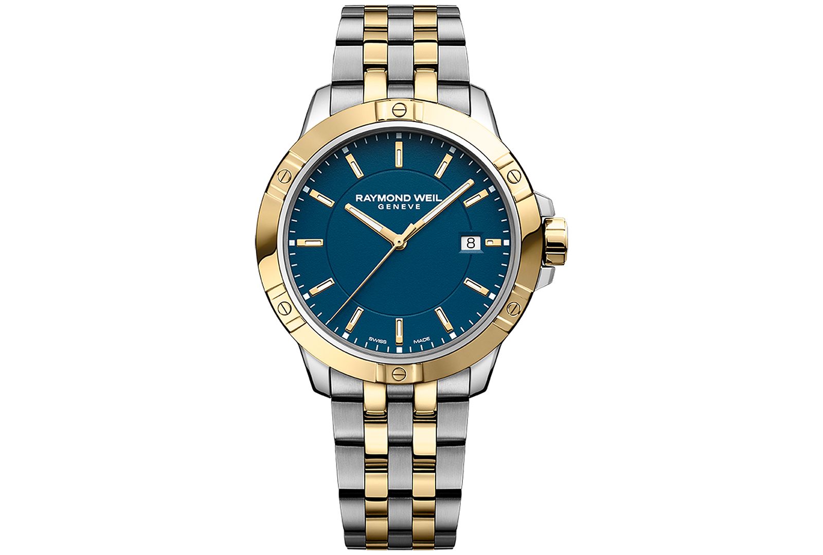Raymond Weil Men's Swiss Tango Quartz Two-Tone Stainless Steel Bracelet Watch 41mm