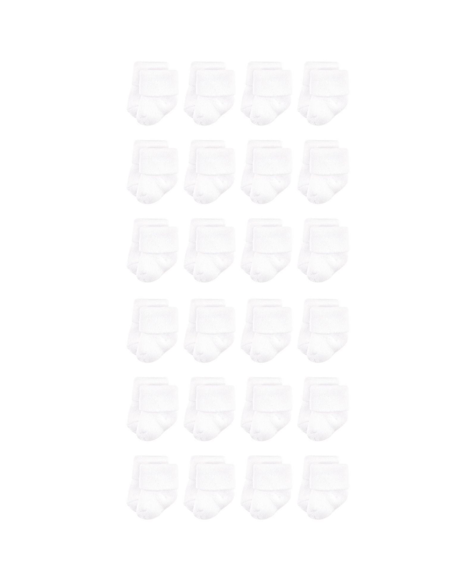 Детские носки Luvable Friends Baby Boys Unisex Cotton Rich Terry 24-Pack