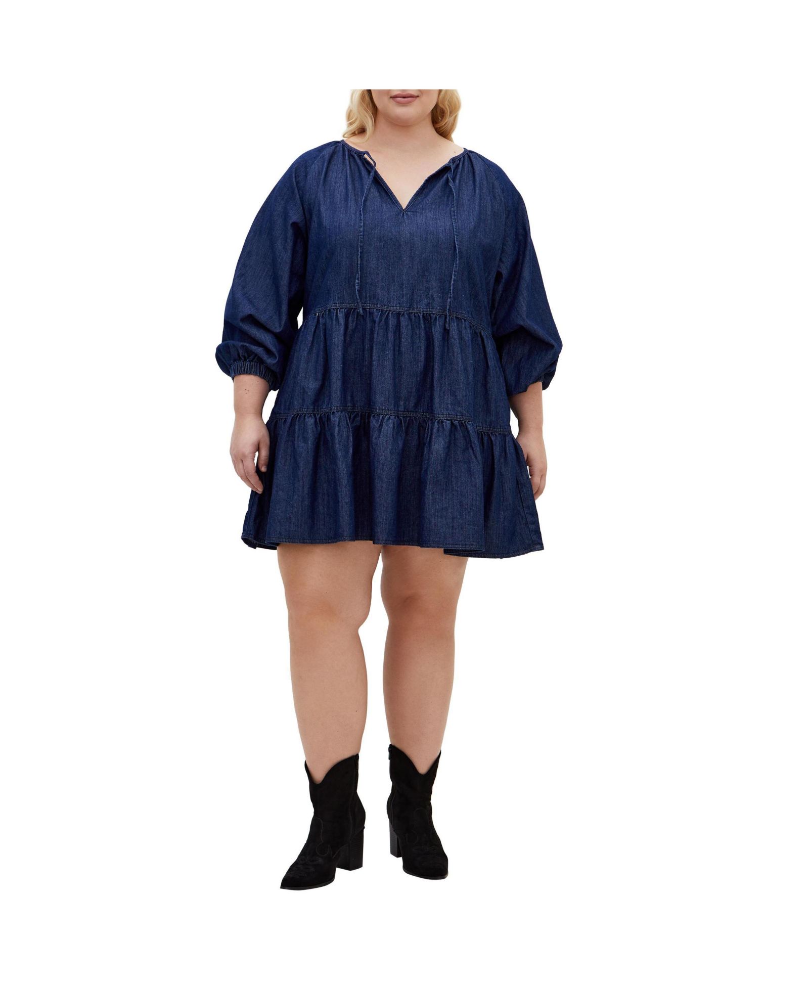 Платье Plus Size Mina