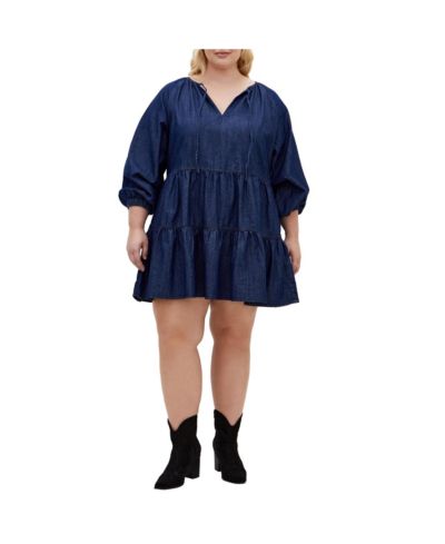 Платье Plus Size Mina