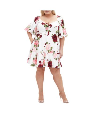 CITY CHIC Women's Mindy Rose Dress