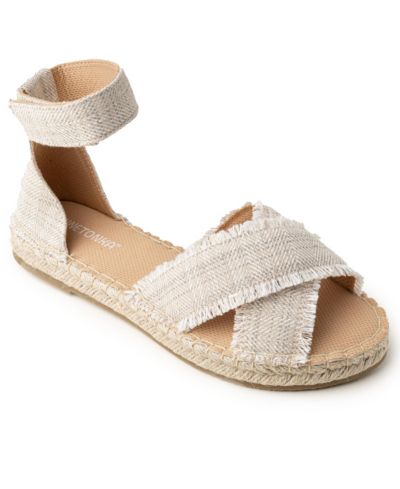 Minnetonka Women's Pemma Ankle Strap Espadrille Sandals
