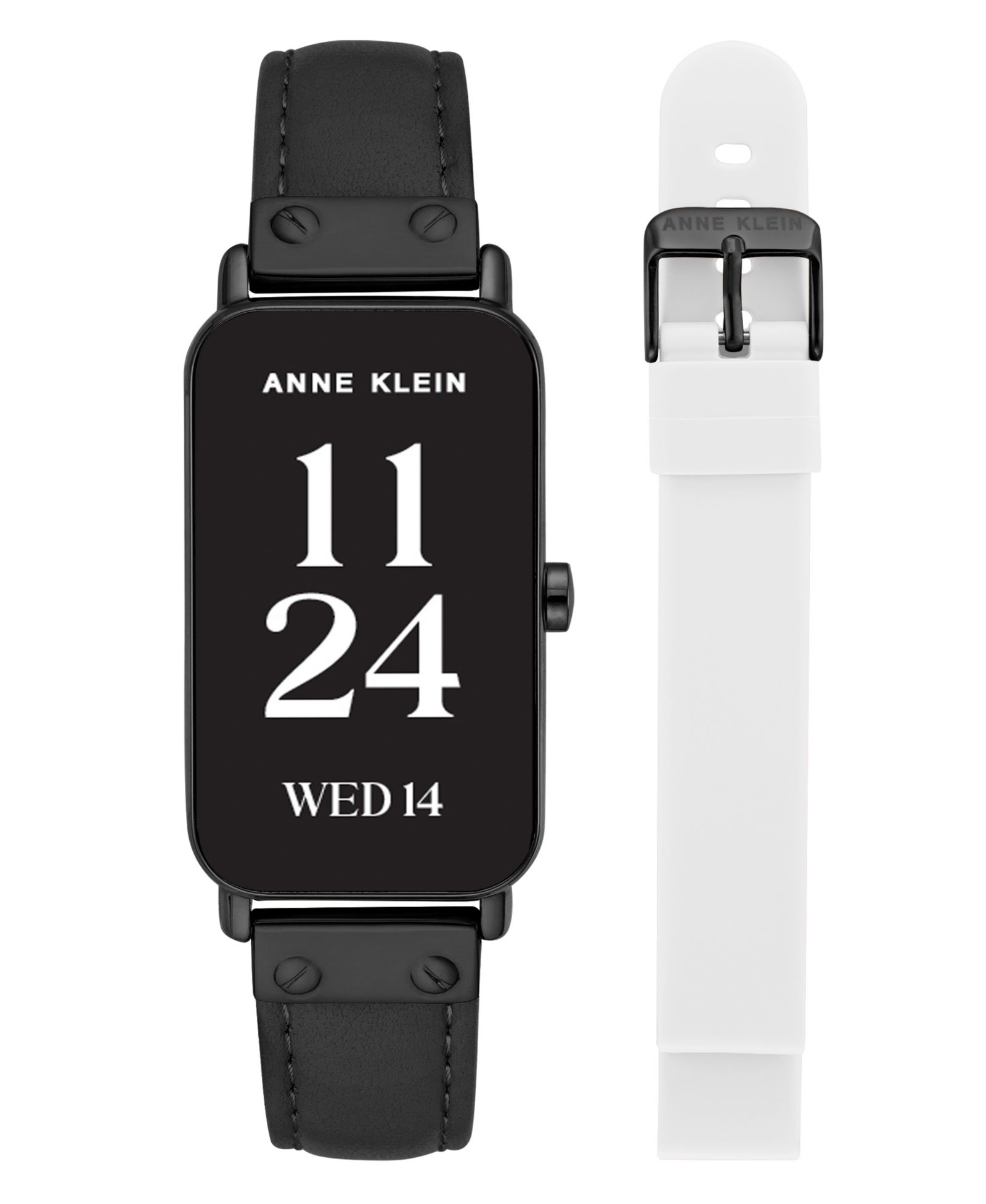 Anne Klein Женские смарт-часы Connect It Illume с кожаным и силиконовым ремешком 37mm