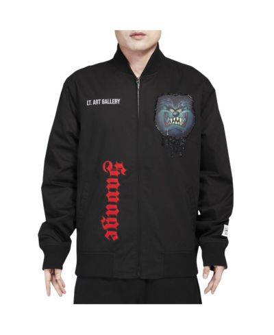 Мужская куртка Freeze Max Black Looney Tunes Taz Savage Varsity Full-Zip