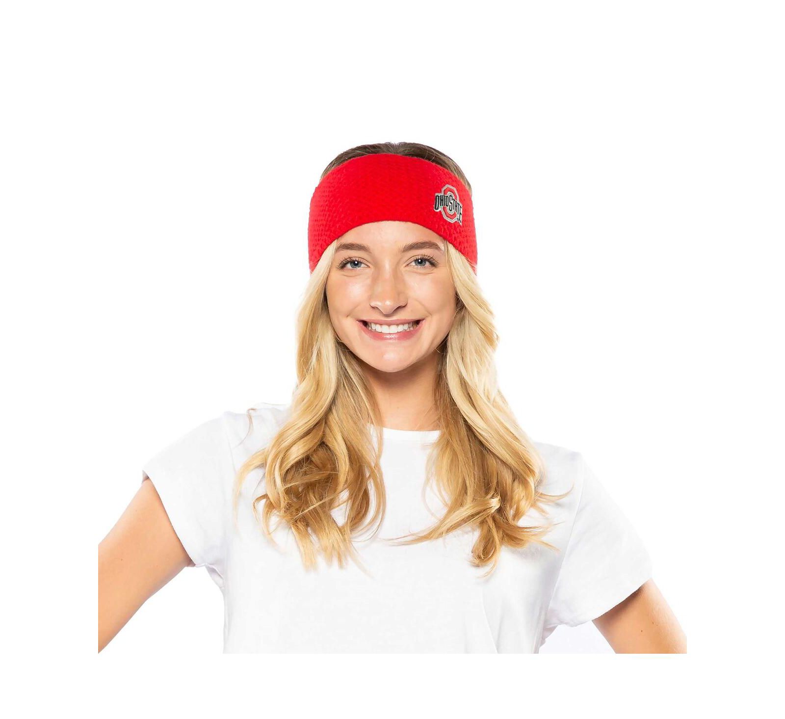 ZooZatz Scarlet Ohio State Buckeyes Fashion Knit Headband